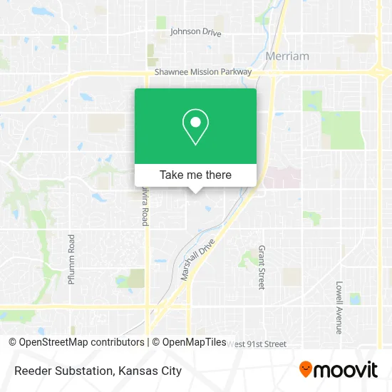 Reeder Substation map