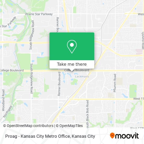 Proag - Kansas City Metro Office map