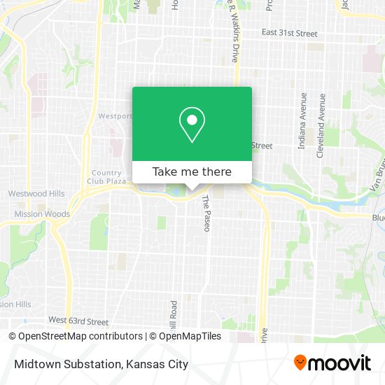 Midtown Substation map