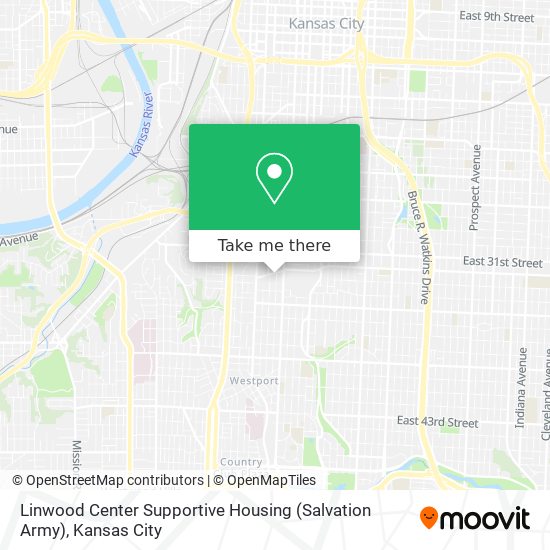 Linwood Center Supportive Housing (Salvation Army) map