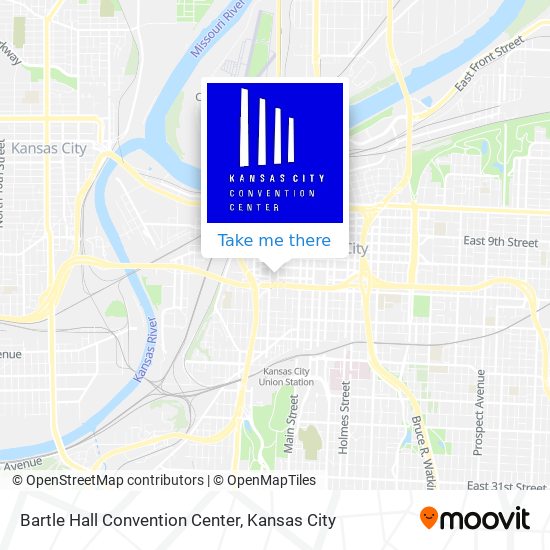 Mapa de Bartle Hall Convention Center