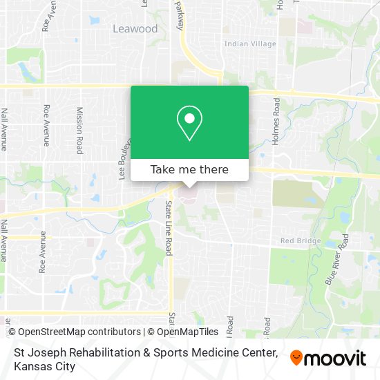 Mapa de St Joseph Rehabilitation & Sports Medicine Center