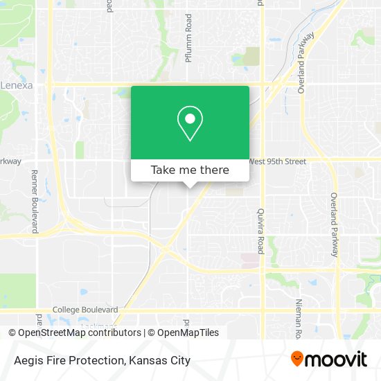Aegis Fire Protection map