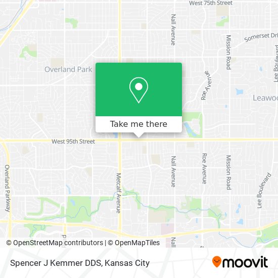 Spencer J Kemmer DDS map