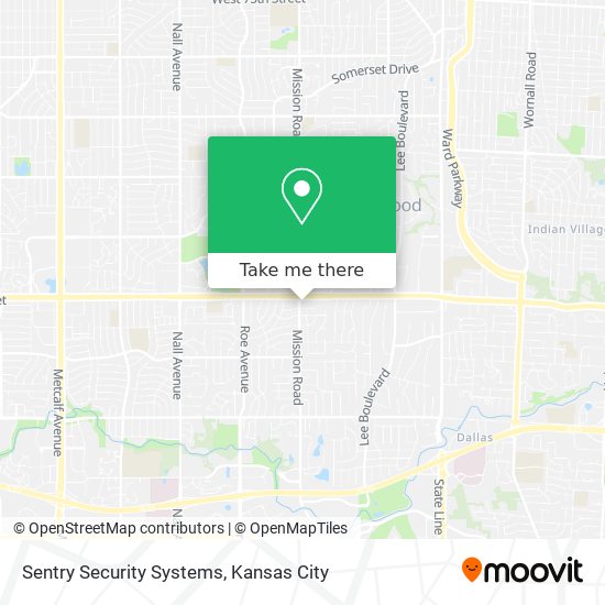 Sentry Security Systems map