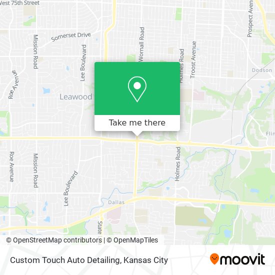 Custom Touch Auto Detailing map