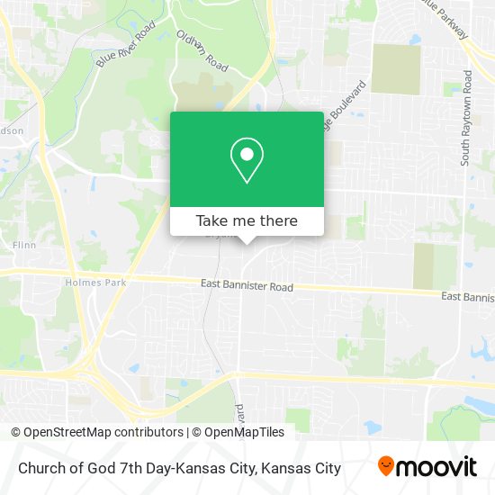 Church of God 7th Day-Kansas City map