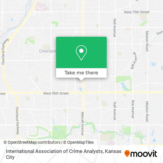 Mapa de International Association of Crime Analysts