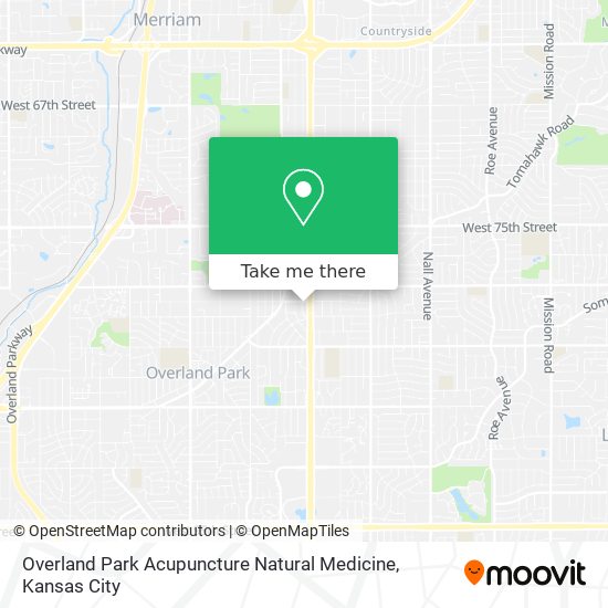 Mapa de Overland Park Acupuncture Natural Medicine