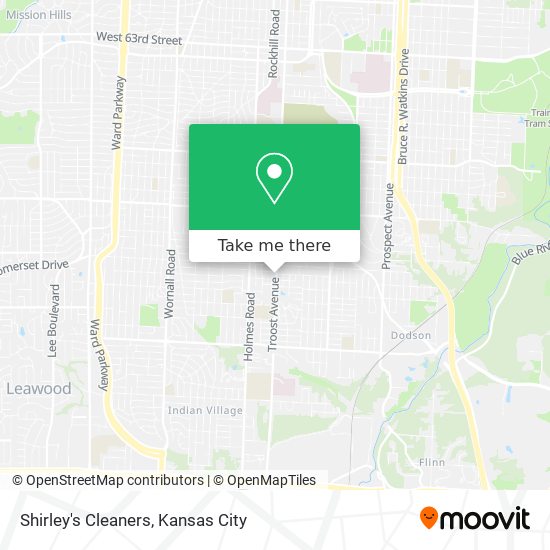 Shirley's Cleaners map