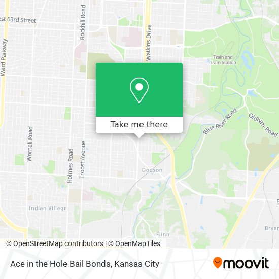 Mapa de Ace in the Hole Bail Bonds