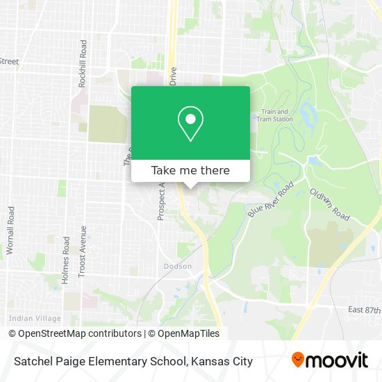 Mapa de Satchel Paige Elementary School