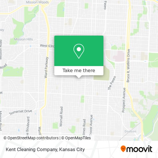 Mapa de Kent Cleaning Company