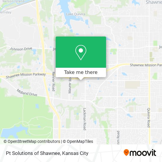 Mapa de Pt Solutions of Shawnee