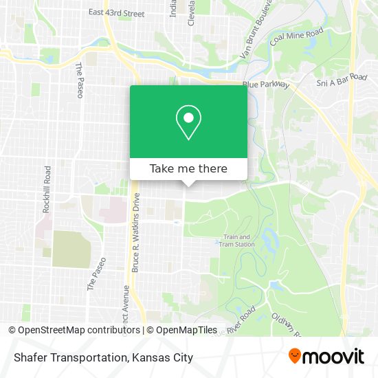 Shafer Transportation map