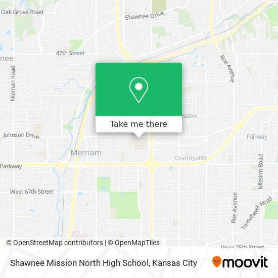Mapa de Shawnee Mission North High School