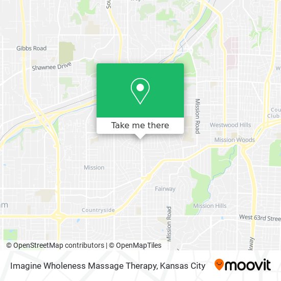 Imagine Wholeness Massage Therapy map