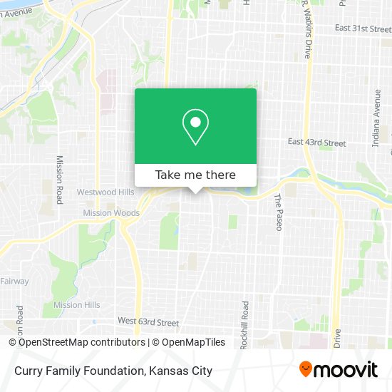 Curry Family Foundation map