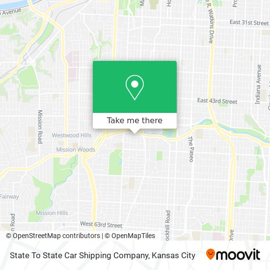Mapa de State To State Car Shipping Company