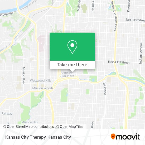 Mapa de Kansas City Therapy