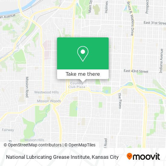 National Lubricating Grease Institute map