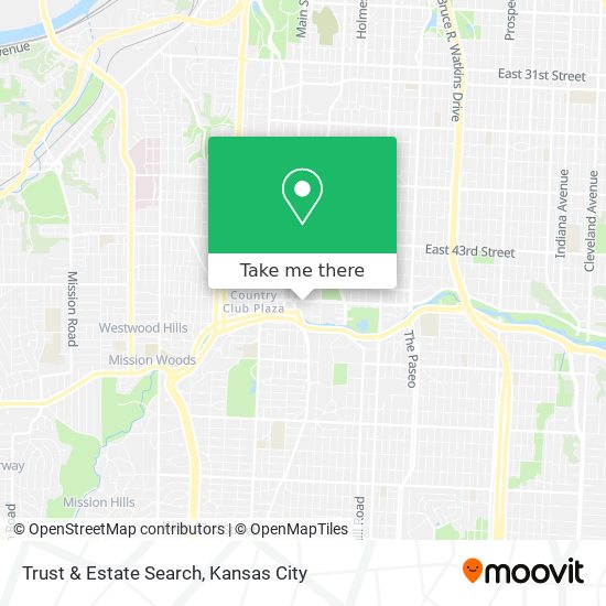 Trust & Estate Search map