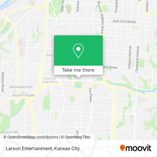 Mapa de Larson Entertainment