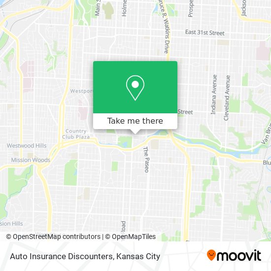 Mapa de Auto Insurance Discounters