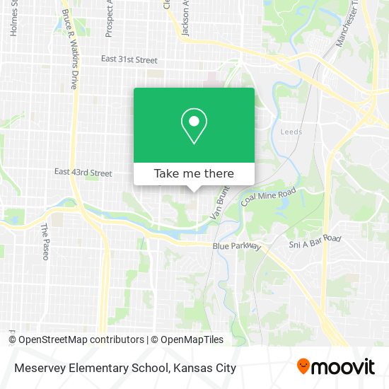 Meservey Elementary School map