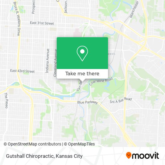 Gutshall Chiropractic map