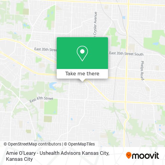 Mapa de Amie O'Leary - Ushealth Advisors Kansas City