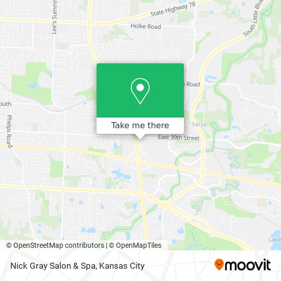 Nick Gray Salon & Spa map