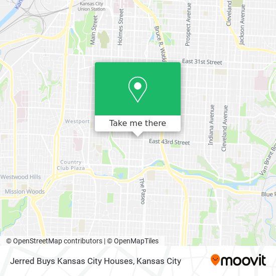 Mapa de Jerred Buys Kansas City Houses