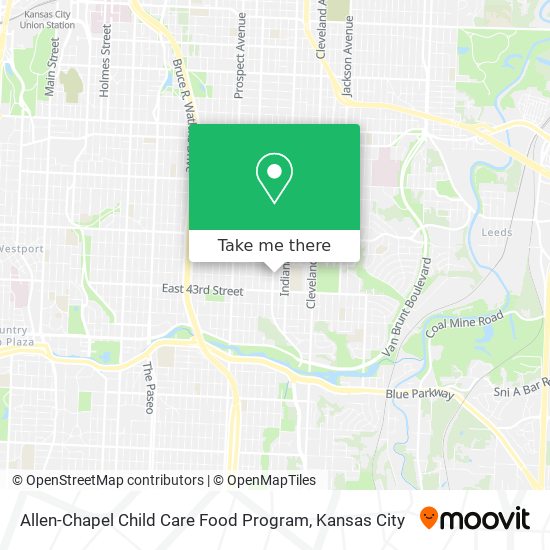 Mapa de Allen-Chapel Child Care Food Program