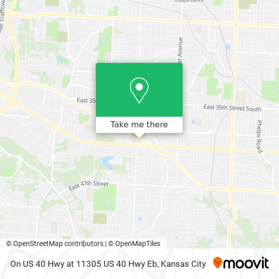 Mapa de On US 40 Hwy at 11305 US 40 Hwy Eb