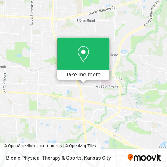 Bionic Physical Therapy & Sports map