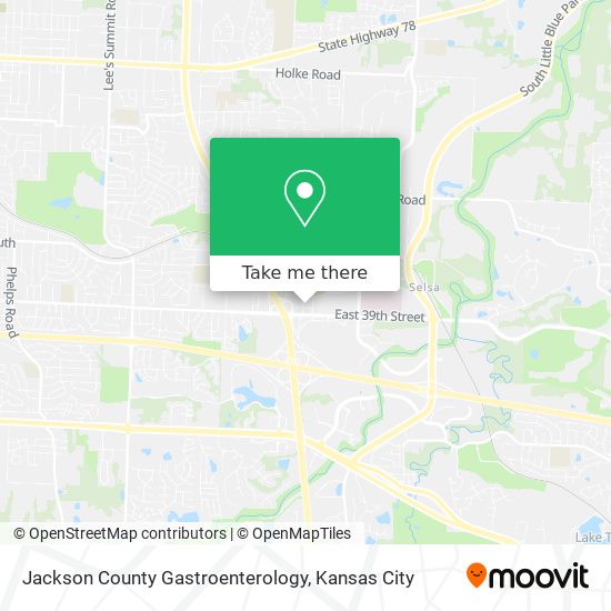 Mapa de Jackson County Gastroenterology