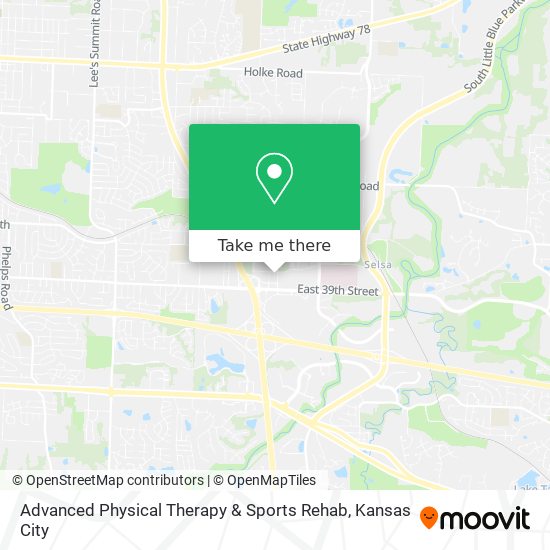 Mapa de Advanced Physical Therapy & Sports Rehab