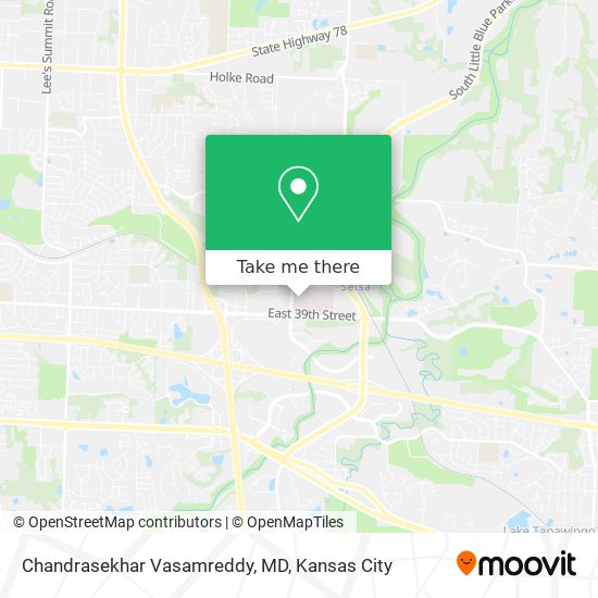 Mapa de Chandrasekhar Vasamreddy, MD