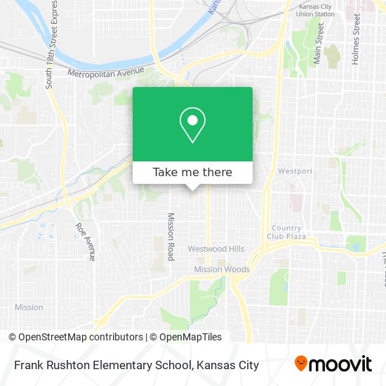 Frank Rushton Elementary School map