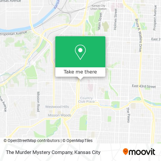 The Murder Mystery Company map