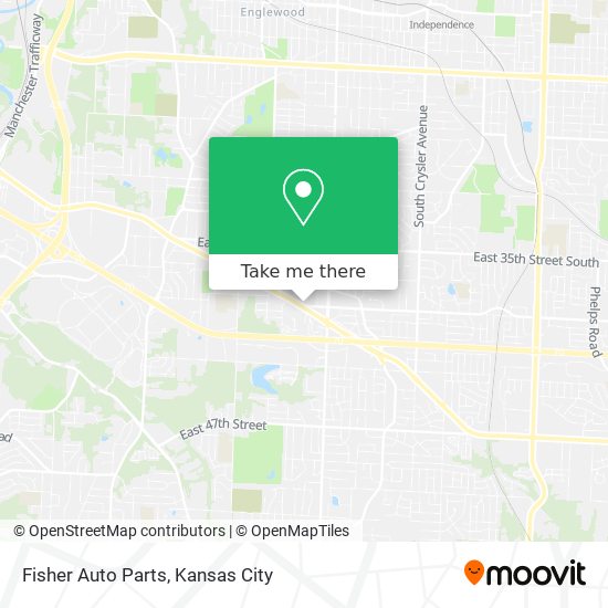 Fisher Auto Parts map