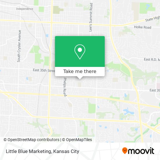 Little Blue Marketing map