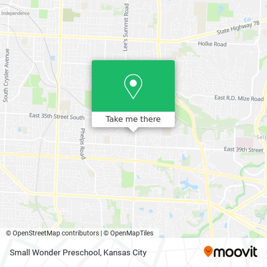 Small Wonder Preschool map