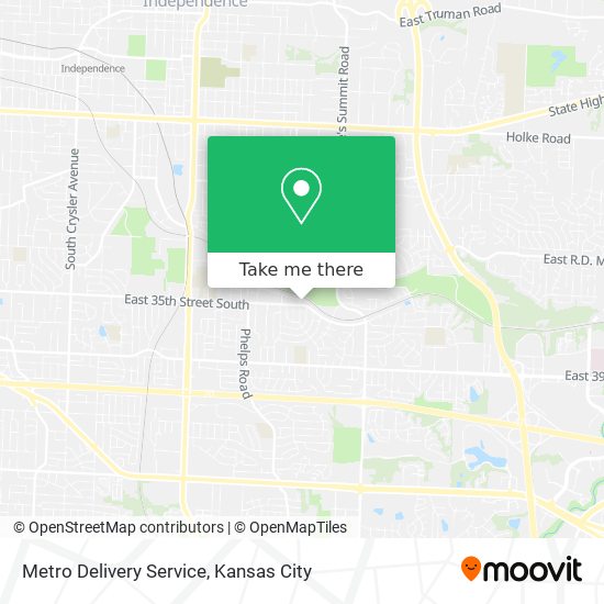 Metro Delivery Service map