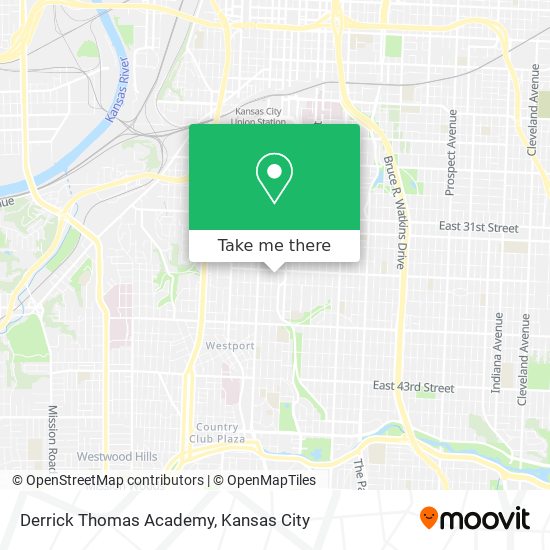 Mapa de Derrick Thomas Academy