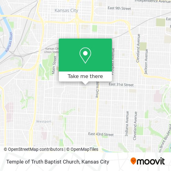 Mapa de Temple of Truth Baptist Church