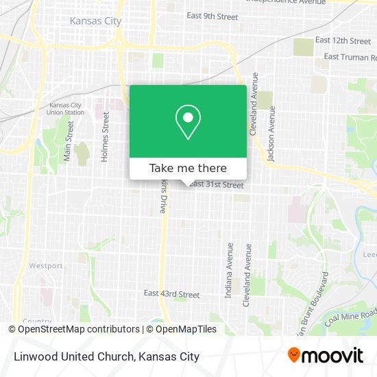 Linwood United Church map