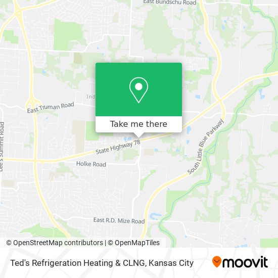 Mapa de Ted's Refrigeration Heating & CLNG