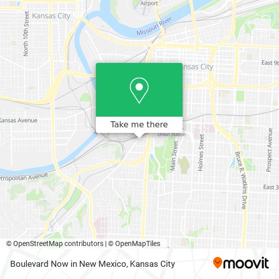 Mapa de Boulevard Now in New Mexico